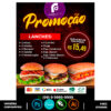 Promo Hambúrguer C01 - 1 Arte Editável