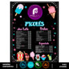 Cardápio Picolés C01 - 1 Arte Editável