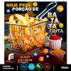 Frase Batata Frita B01 - 1 Arte Editável