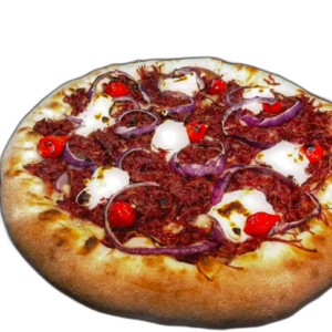 Pizza de carne seca