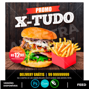 Promo Hamburguer X Tudo